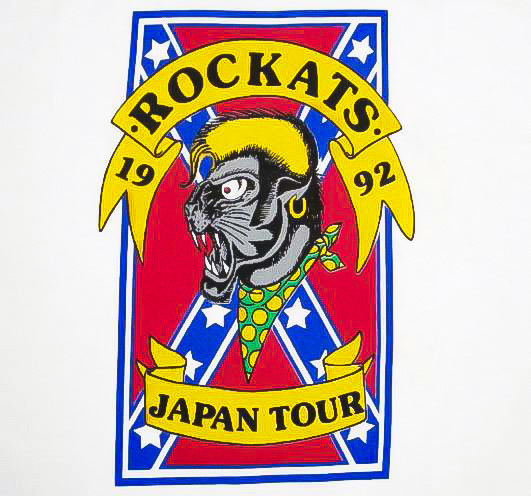 美品 ★ [Mサイズ] 激レア 90年代 当時物 1992年 ROCKATS JAPAN TOUR ロカッツ Tシャツ ★ ビンテージ ネオロカ ロカビリー クリームソーダ_2