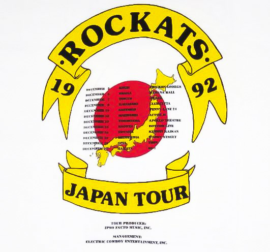 美品 ★ [Mサイズ] 激レア 90年代 当時物 1992年 ROCKATS JAPAN TOUR ロカッツ Tシャツ ★ ビンテージ ネオロカ ロカビリー クリームソーダ_4