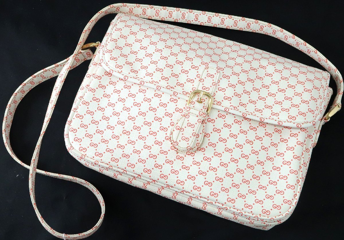 グッチ GUCCI ショルダーバッグ - オールドグッチ/GG柄/ダブルG PVC 