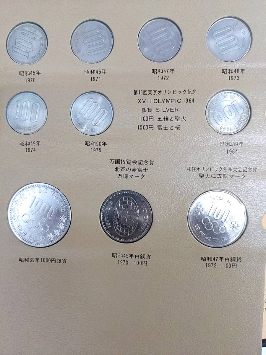 193 現行貨幣年号別アルバム 昭和23～50年 抜けなしコンプ 額面総額4，540円 現状保管品 現行貨幣年号別アルバム Yahoo!オークション  昭和23年〜50年 現行貨幣年号別アルバムコンプリート コンプリート 硬貨