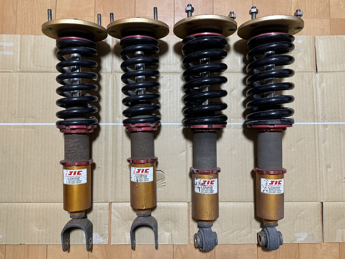 JIC magic フルタップ式 全長調整式 ピロアッパーマウント 車高調 1台