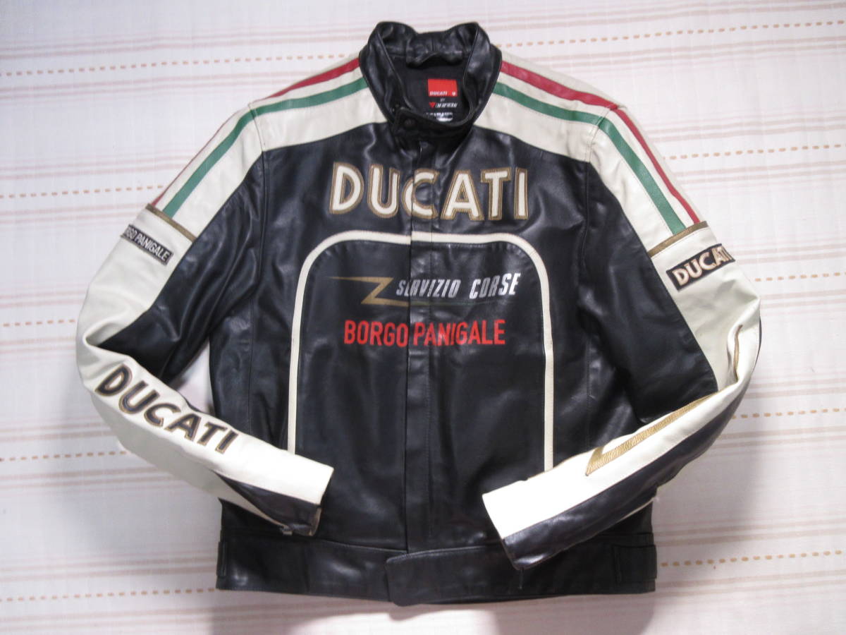 中古品 DUCATI DAINESE BORGO PANIGALE ドゥカティ ダイネーゼ レザー