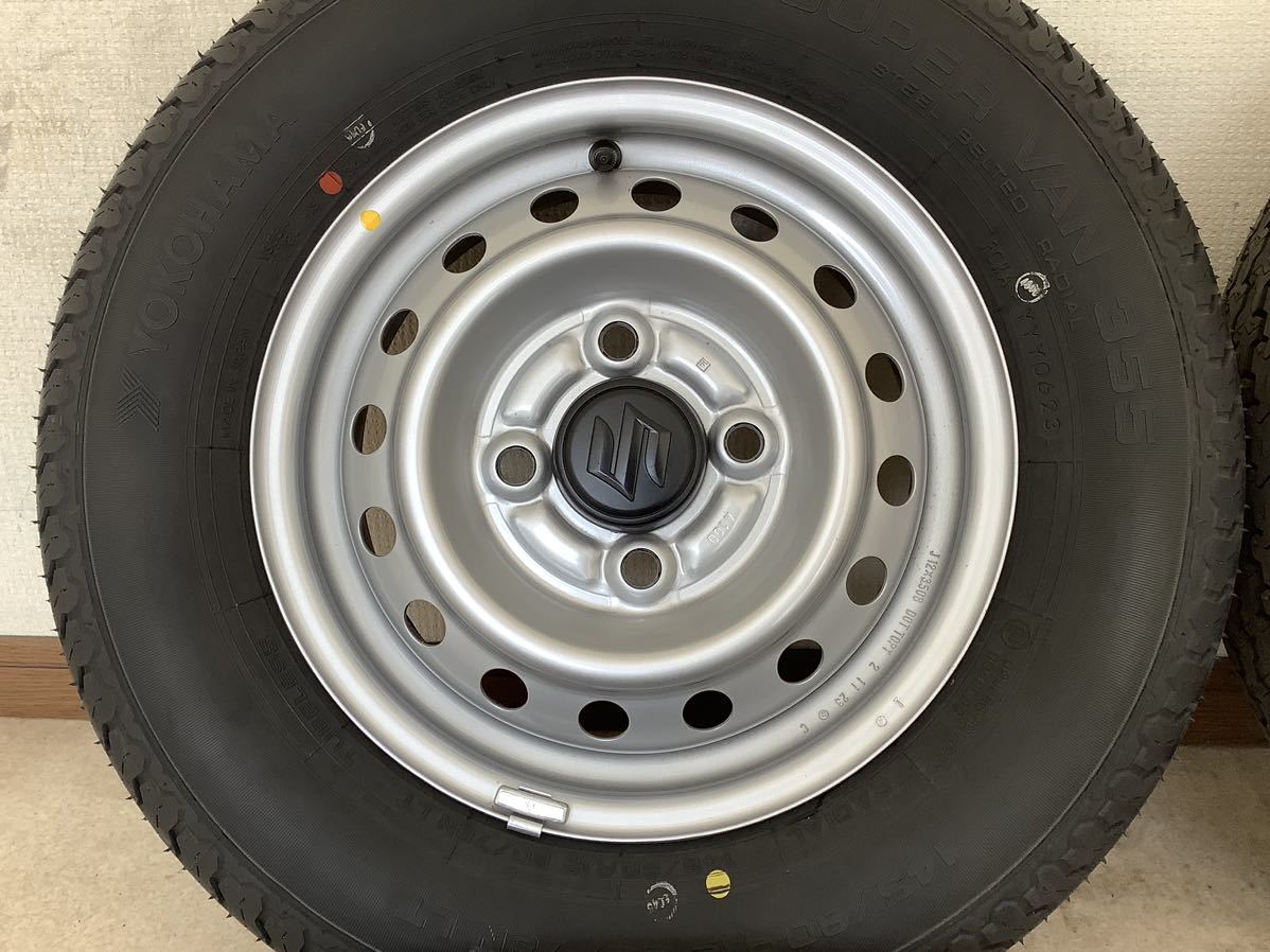 ☆新車外し□スズキ キャリイ純正スチールホイール[12インチ 3.5J 4穴 