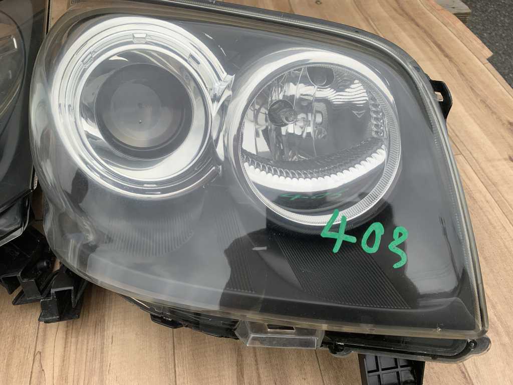 413 良品 L175S L185S ムーヴカスタム 前期 ヘッドライト ヘッドランプ