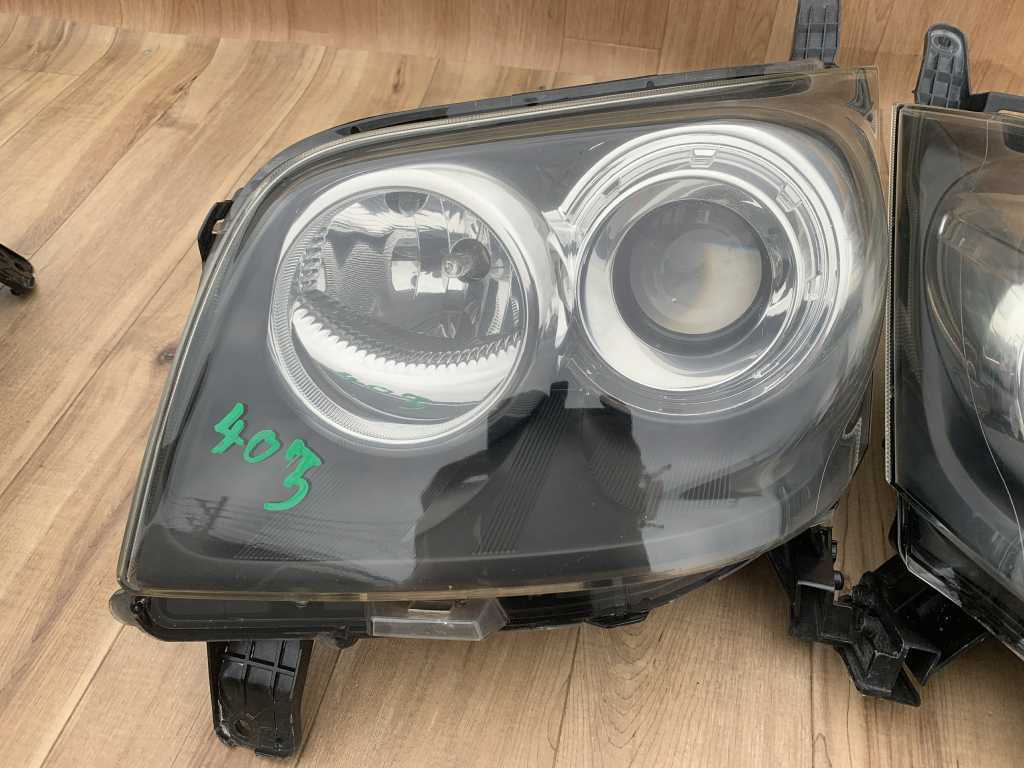 413 良品 L175S L185S ムーヴカスタム 前期 ヘッドライト ヘッドランプ