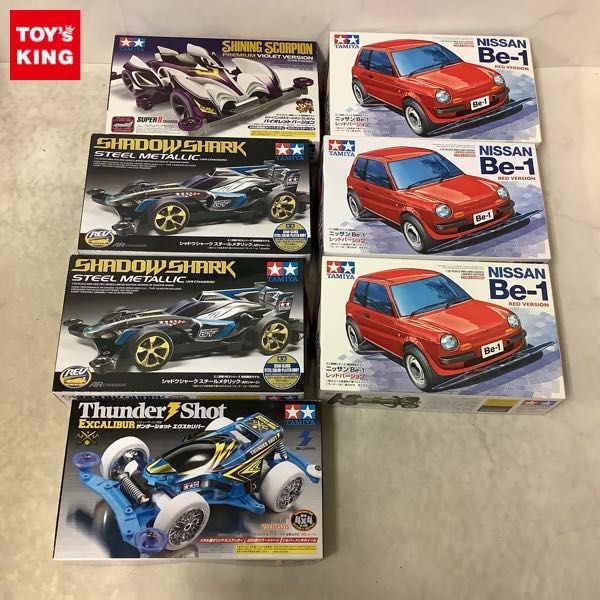 【高品質，HOT】 1円〜 タミヤ ミニ四駆 1/32 ニッサン Be-1 レッドバージョン タイプ3シャーシ シャドウシャーク スチールメタリック 他(ミニ四駆)｜売買されたオークション情報、yahooの商品情報をアーカイブ ミニ四駆