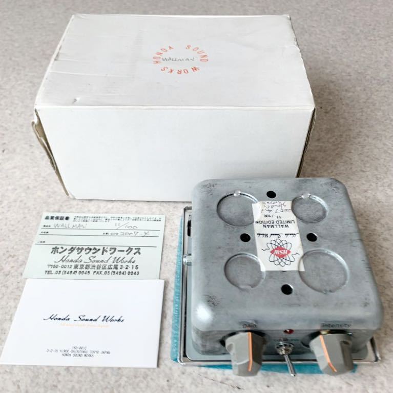 1円 良品 送料無料 動作品 限定品 HONDA SOUND WORKS WALLMAN 5w 
