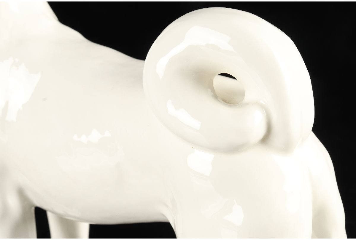 URA]ノリタケ/Noritake/ボーンチャイナ/フィギュリン/秋田犬/4-4-318