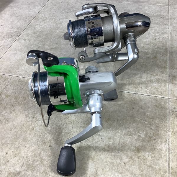 初心者 釣具セット リール付きロッド ライン付 -釣り具(スピニング