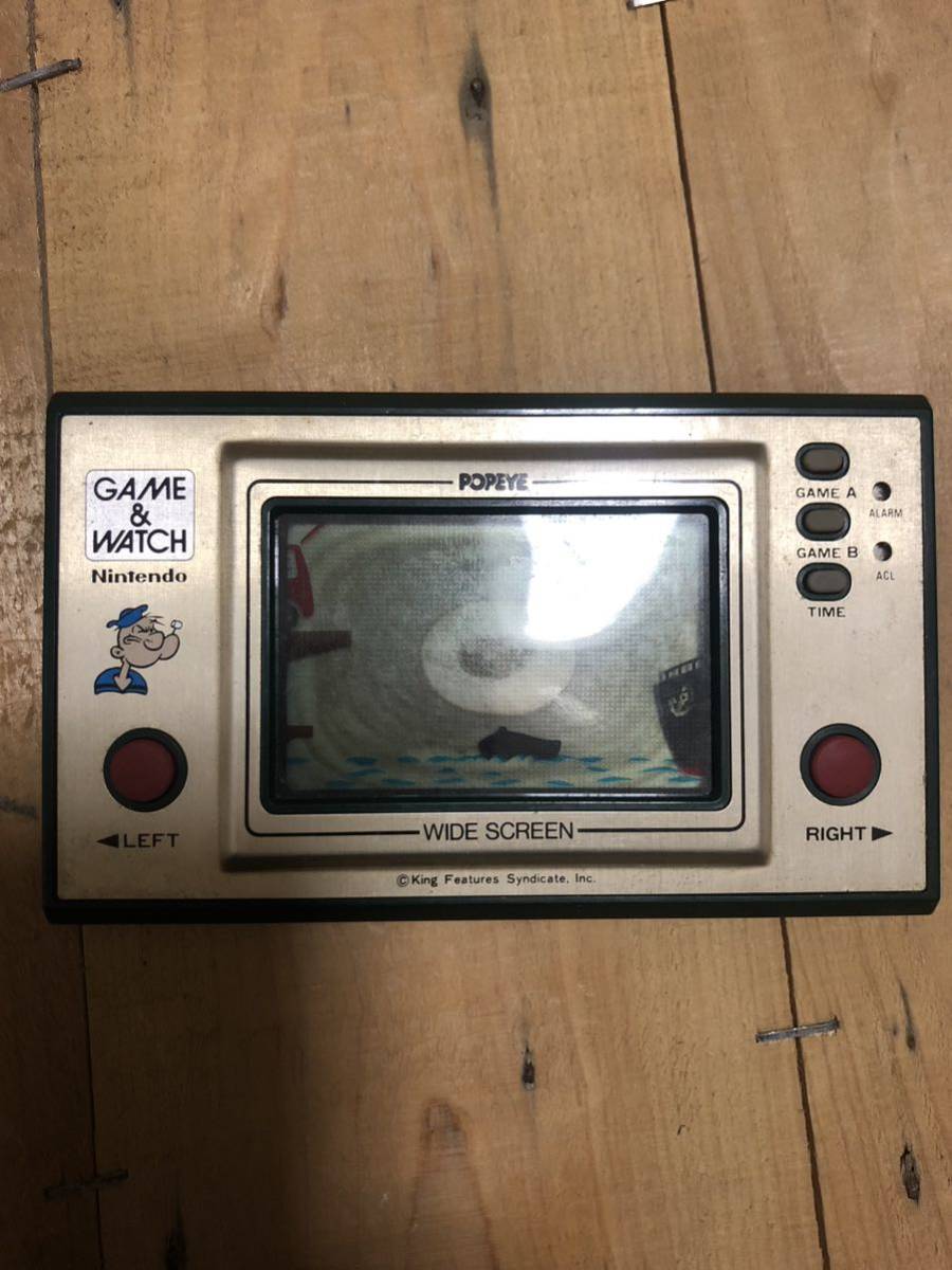 ポパイ ゲームウォッチ GAME&WATCH Nintendo 任天堂 POPEYE ゲーム