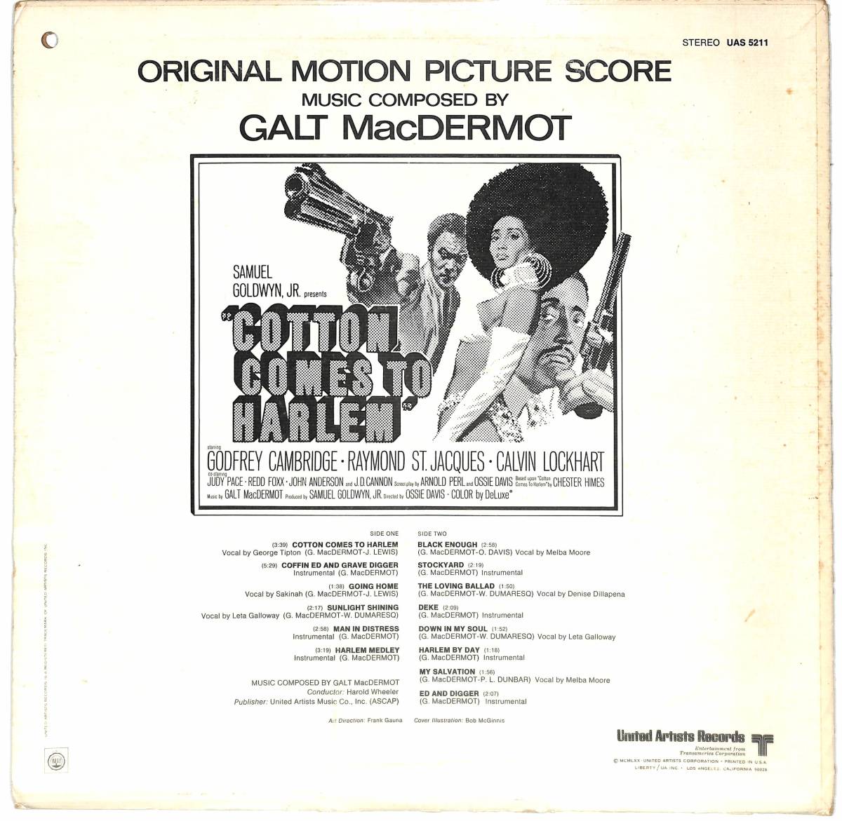 d4011/LP/米/OST/Cotton Comes To Harlem (Original Motion Picture 