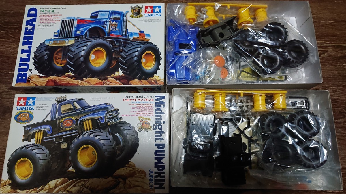 新品未組み立て タミヤ ワイルドミニ四駆 ミッドナイトパンプキンJr 