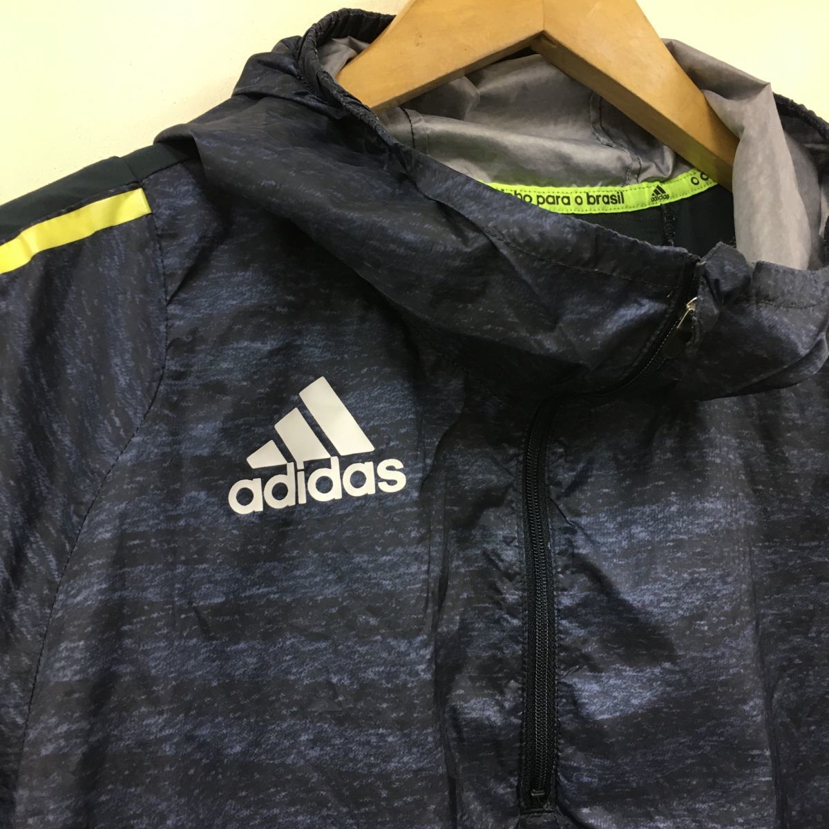 A1870-J-N◇adidas アディダス o caminho para o brasil ハーフジップ 