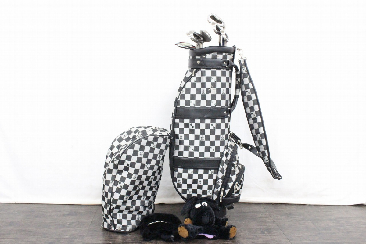 【行董】 ゴルフ用品 まとめ Munsingwear MM XXIO ゼクシオ MP400L 5，7，9，P，A，S 10MIC PRGR プロギア SLIM3.0 バッグ クラブ AS172ABQ33