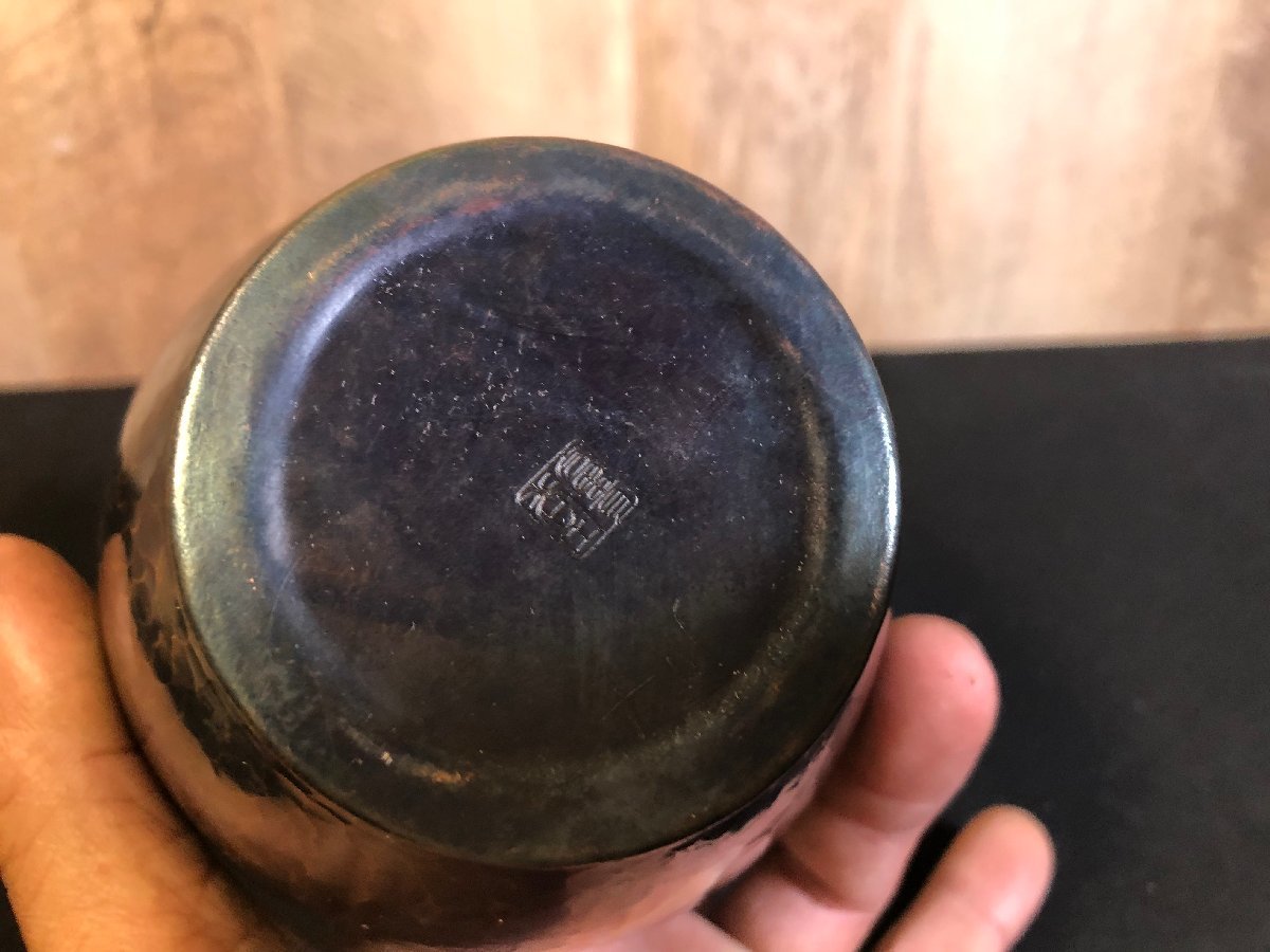 富貴堂 鎚起銅器 茶筒 茶入れ Yahoo!オークション 煎茶道具 茶壺 茶匙