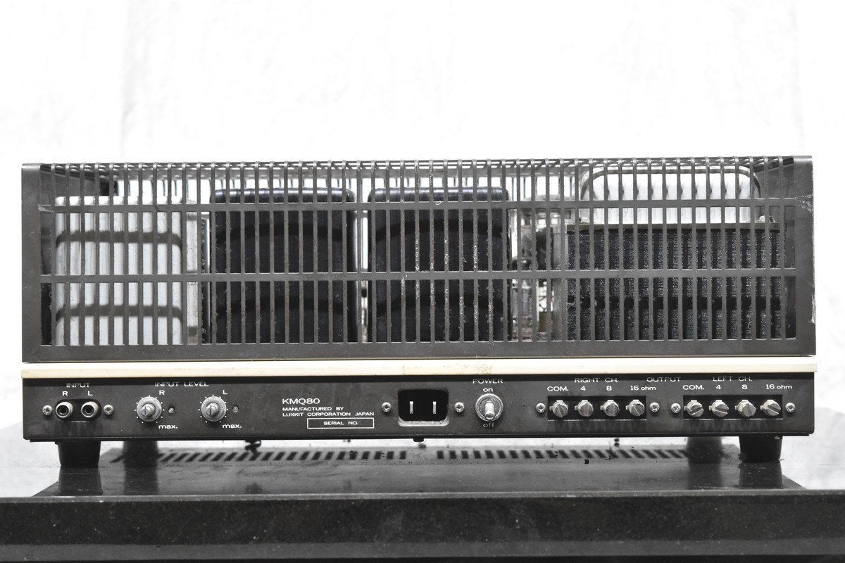 LUXMAN LUXKIT KMQ60 真空管パワーアンプ ラックスマン動作品 LUXMAN/ラックスマン 管球式ステレオパワーアンプ LUXKIT KMQ80 LUXMAN