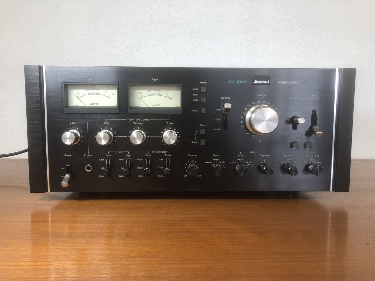 CA-3000 プリアンプ SANSUI Sansui コントロールアンプ 買取実績 Yahoo