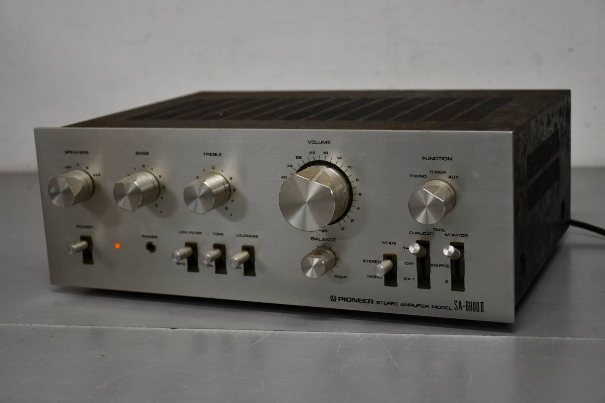 ☆昭和レトロ☆PIONEER プリメインアンプ SA-6800II ジャンク