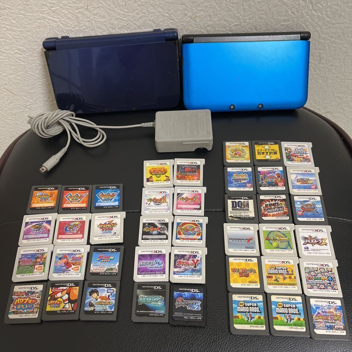 Nintendo ニンテンドー 任天堂 3DS LL 本体 充電ケーブル ゲームソフト  