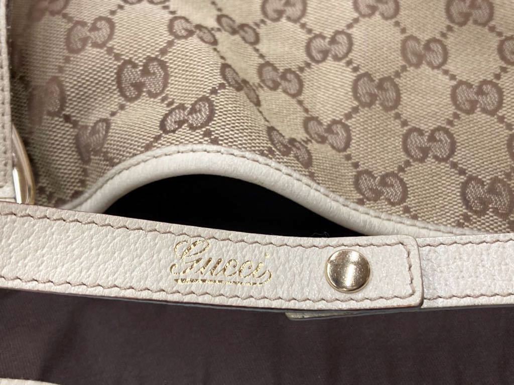 グッチ GUCCI GGキャンバス トートバッグ レディース ブラウン ブラック GG バッグ ハンドバッグ レザー 大容量 美品級 希少 レザートートバッグ (グッチ)