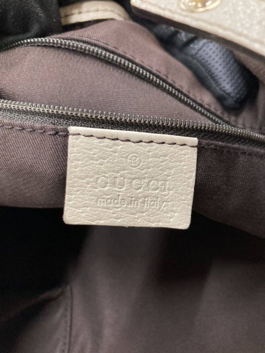 グッチ GUCCI GGキャンバス トートバッグ レディース ブラウン ブラック GG バッグ ハンドバッグ レザー 大容量 美品級 希少 レザートートバッグ (グッチ)
