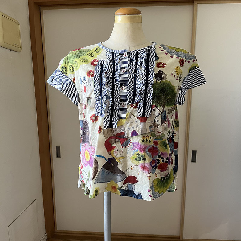 アルベロベロ　オレボレブラ　OLLEBOREBLA ALBEROBELLO　ブラウス　カラフル