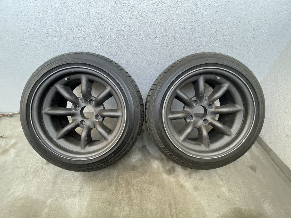 ワタナベ 15インチ 8J PCD114.3 4穴 ハコスカ S30 AE86 