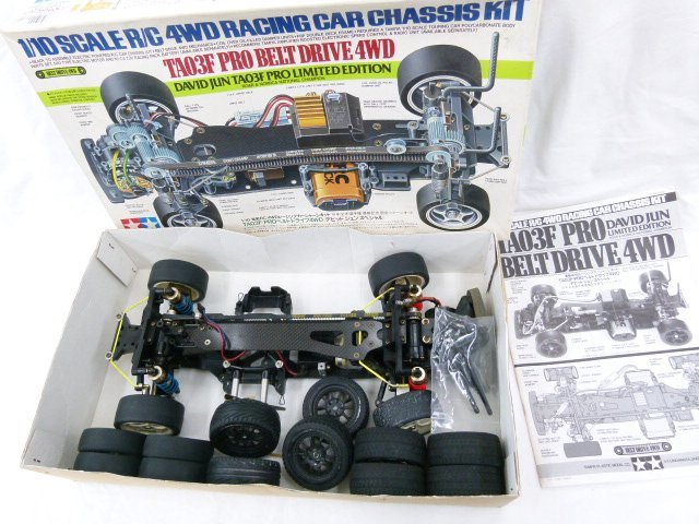 タミヤ 1/10 RC TA03F ベルトドライブ 4WD （外箱+メカ付き） ◇◇タミヤ◇1/10 TA03F PRO ベルトドライブ4WD ITEM.58177 TA03F PRO