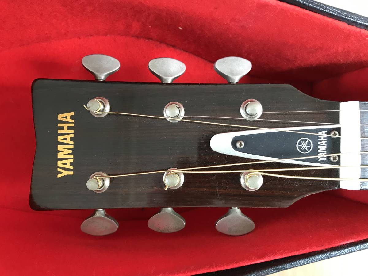 1972年製造 横ロゴYAMAHA FG-180赤ラベル 輸出仕様 ビンテージ 赤 