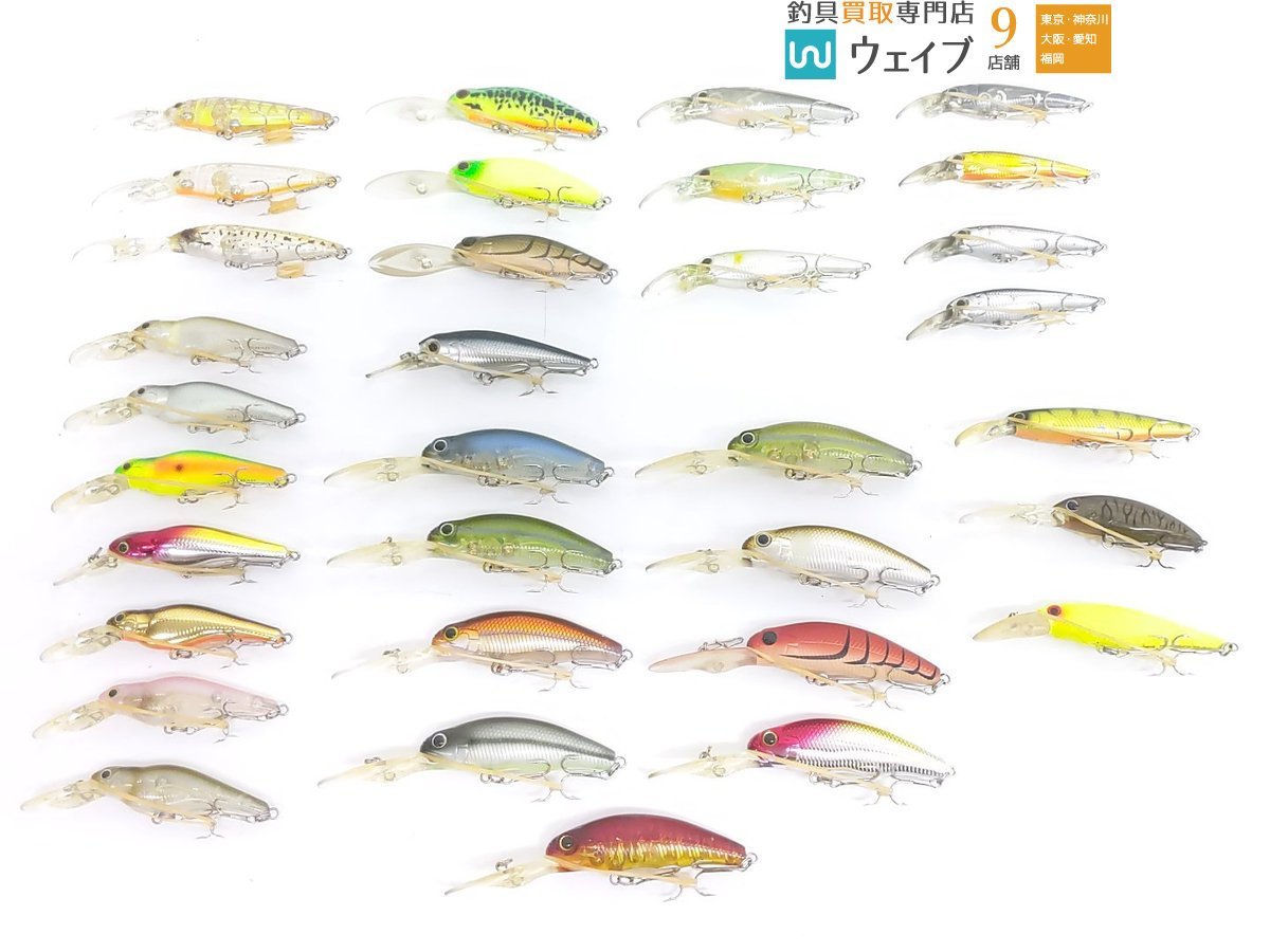 エバーグリーン SMシャッド・エバーグリーン CCプレデター ・ラッキークラフト ベビーシャッド SP 等 計33点