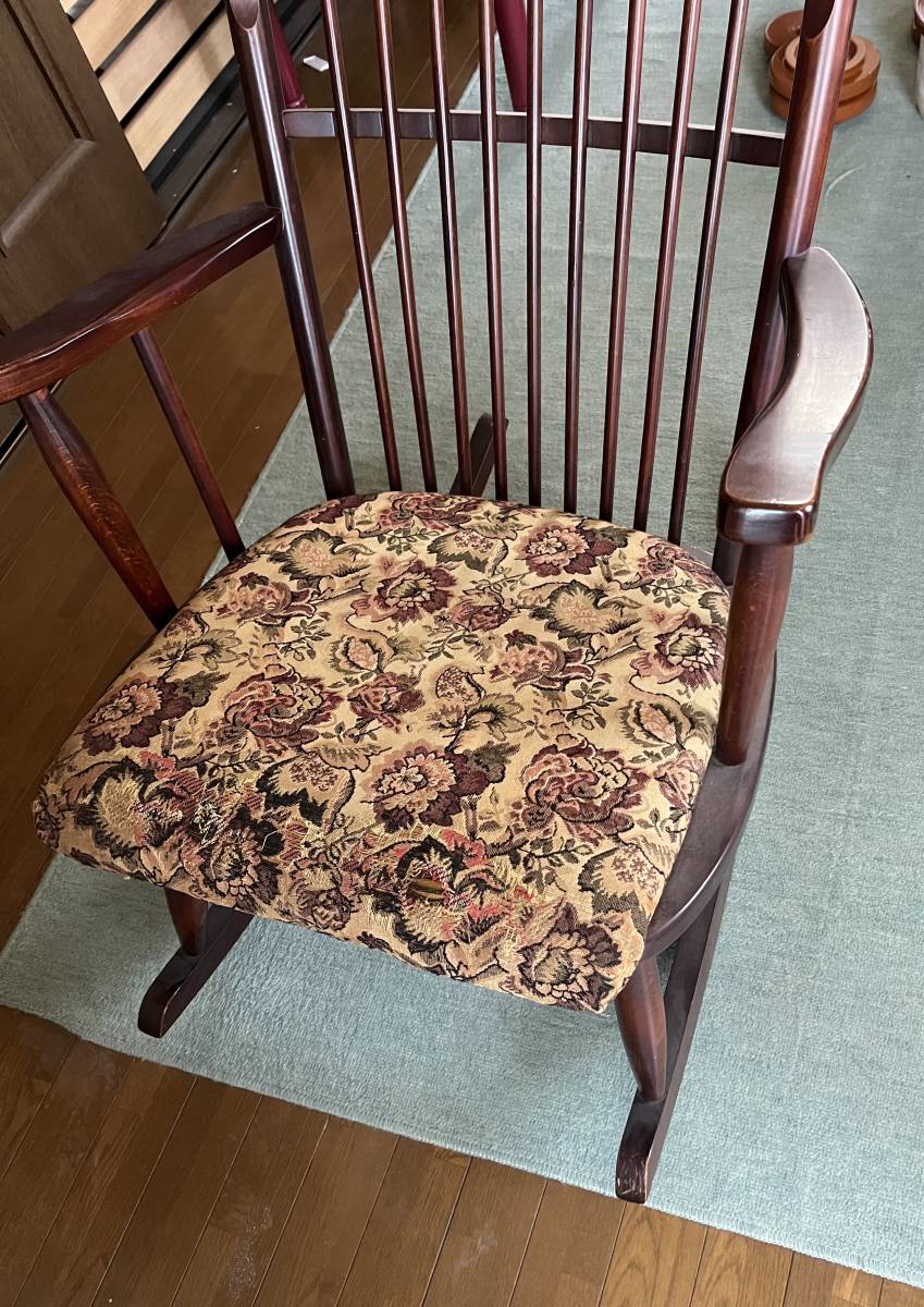 昭和レトロ・ビンテージ【ロッキングチェア】マツダ製 マツダ