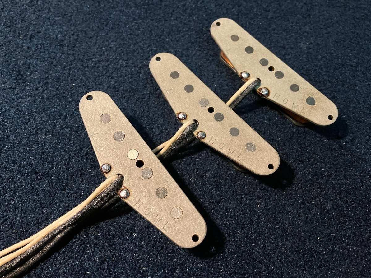 ギター HOWL GUITARS Stratocaster pickup HOWL GUITARS Pickup Original Bobbin Stratocaster Gray Telecaster