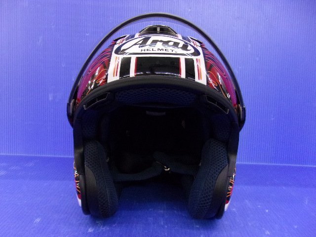 希少 Arai SZ-Ram3 RIPTIDE ヘルメット T【282】希少 Arai SZ-RamⅢ RIPTIDE ジェットヘルメット Lサイズ