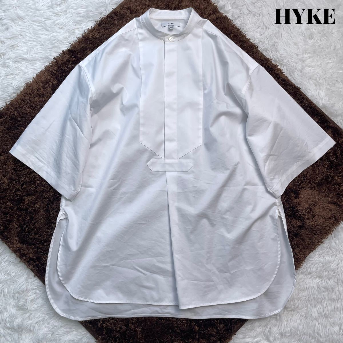HYKE フィッシャーマンシャツ HYKE ハイク FISHERMAN SHIRT フィッシャーマン シャツ 1 ホワイト