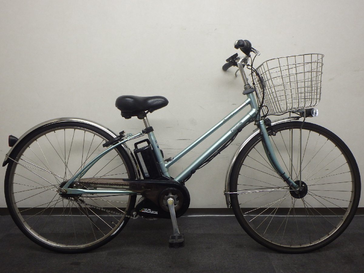中古電動アシスト自転車 1円売切り!! 機関良好 パナソニック ビビ・SX 