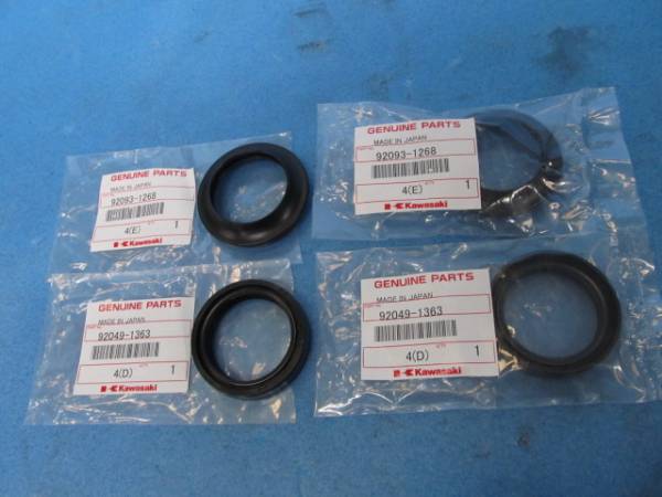 ZZR400 ZX400N フォークオイルシール ダストシールセット ZZR400 × 0 K