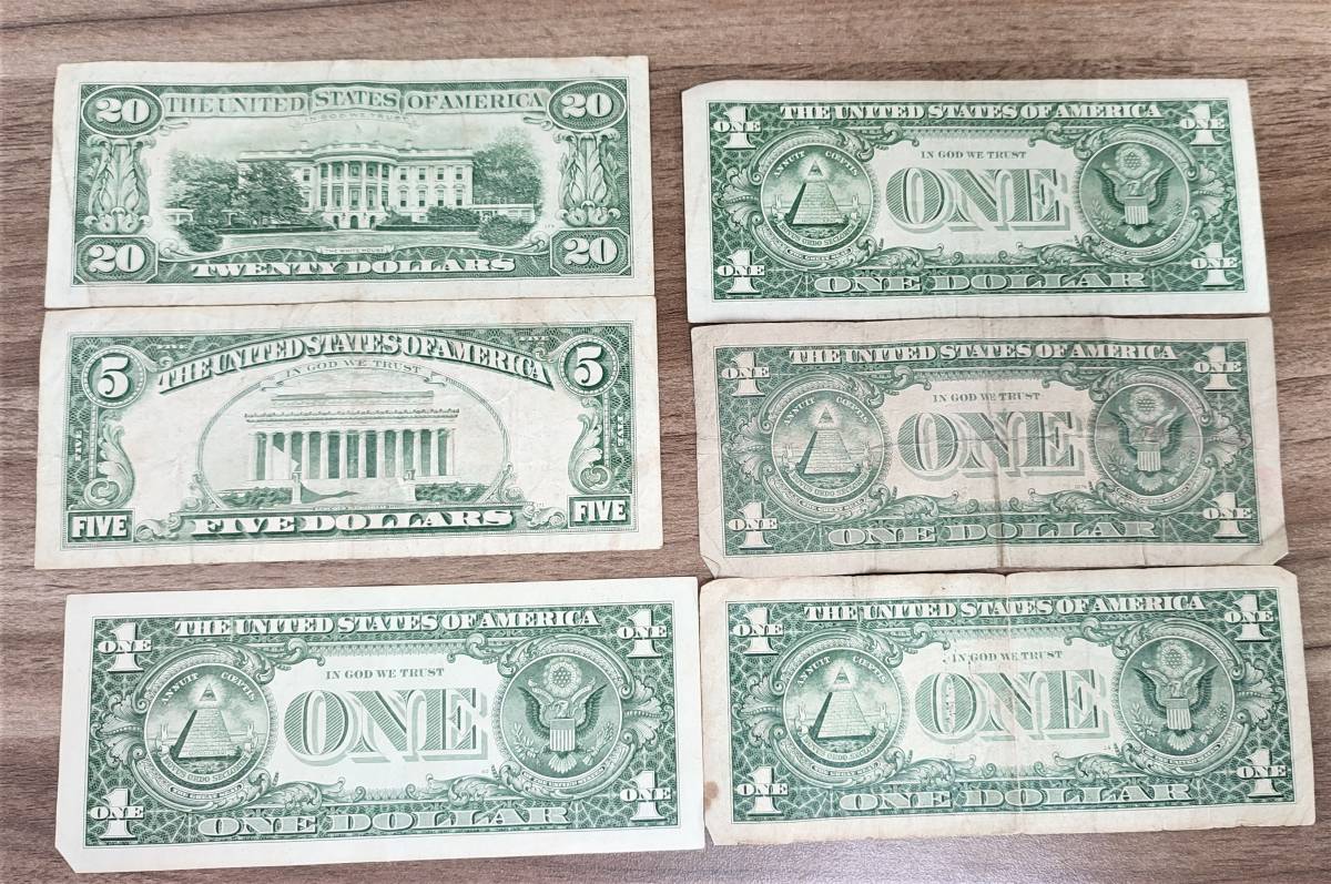 ☆ 【 29 ドル分】 アメリカ ドル紙幣 おまとめ Yahoo!オークション -「米ドル」(紙幣) (貨幣)の落札
