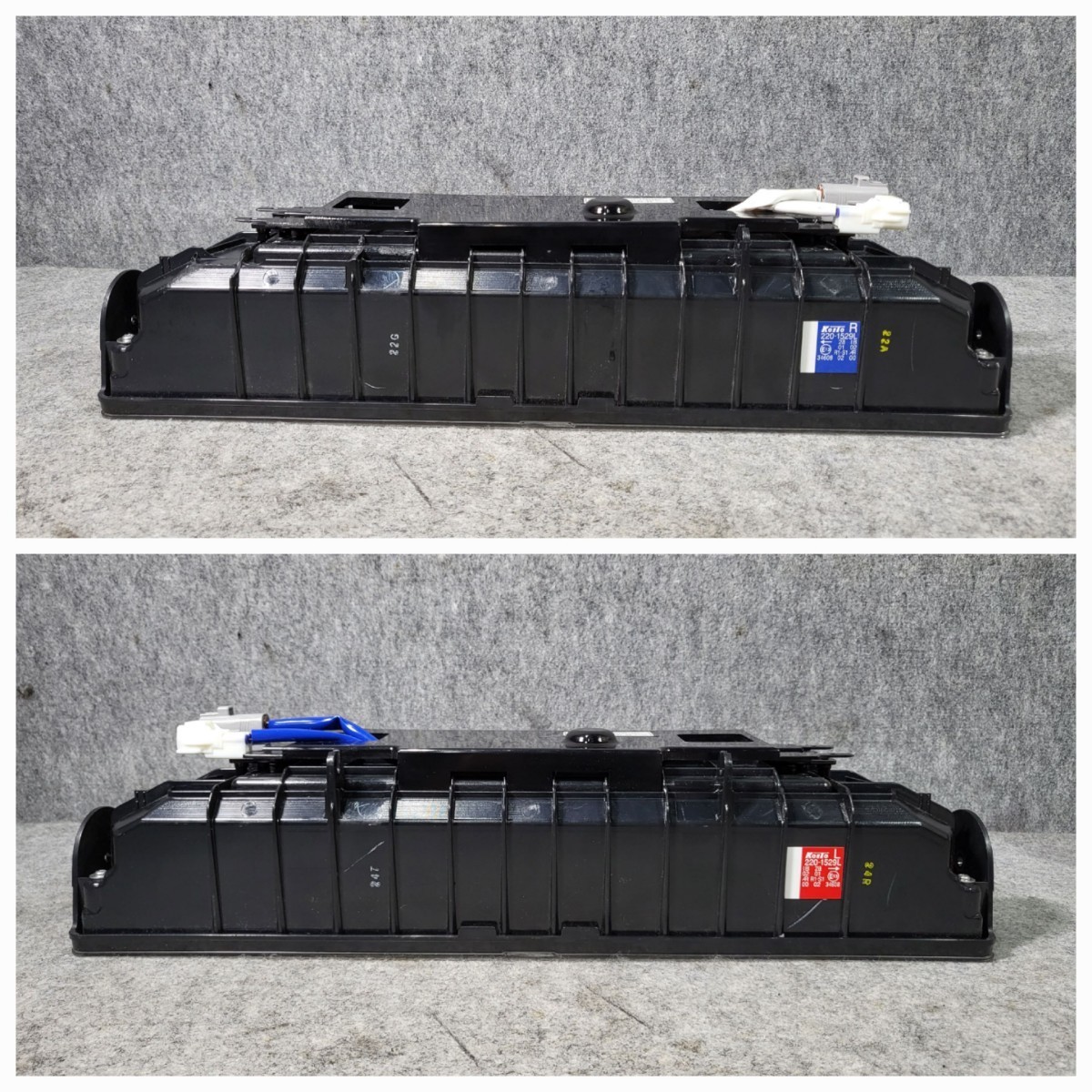 KOITO 小糸 3連 トラック LEDテールランプ左右セット、いすゞ新車外し