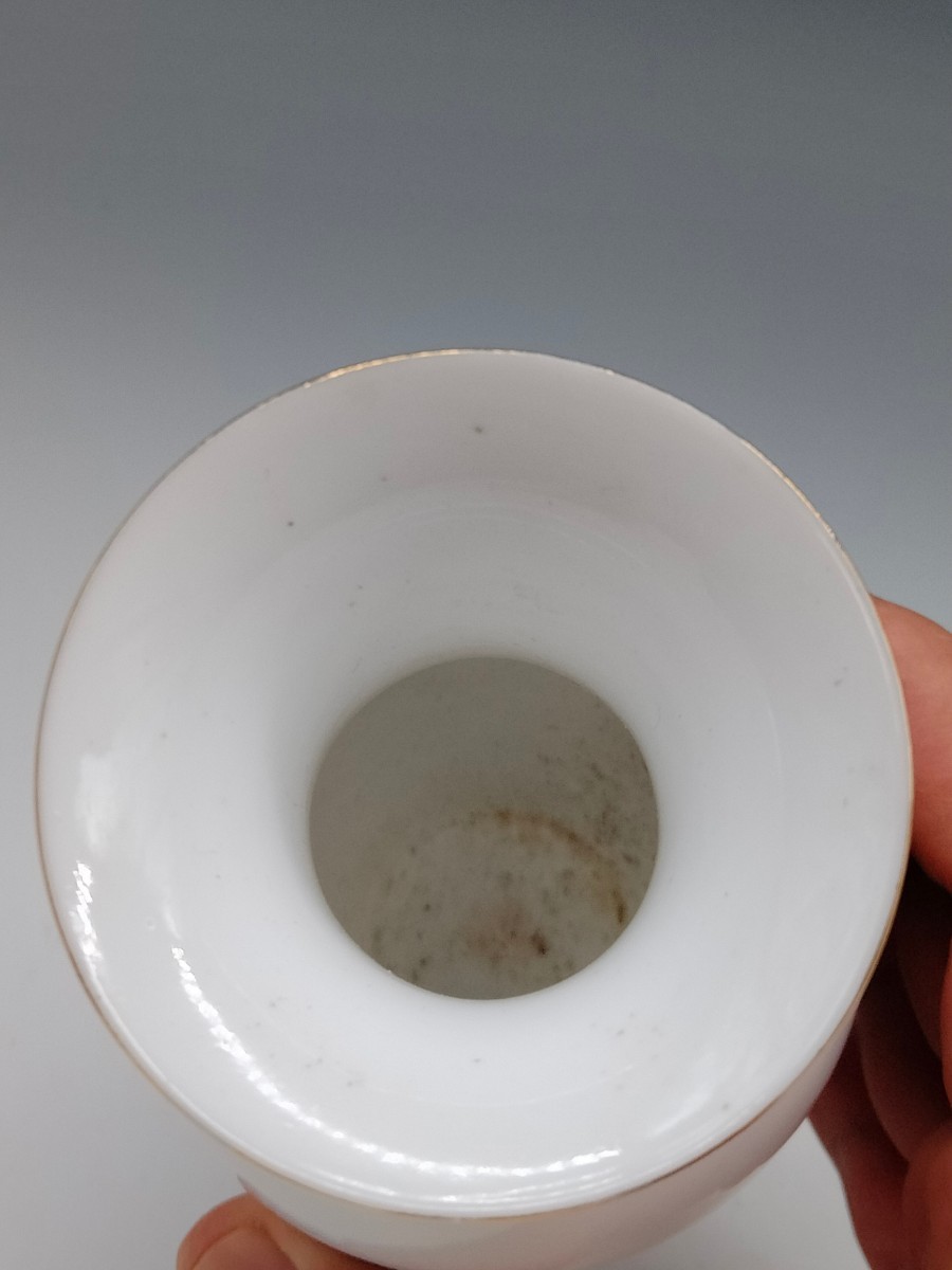 中国 花瓶 景徳鎮 在銘 粉彩花鳥紋花瓶 高さ21cm. 154 g 無傷 景徳鎮窯