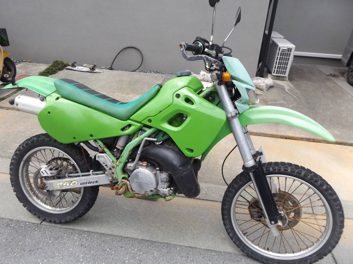 KDX250SR カワサキ 実動 書類付き DX250F オフロード 2スト 書類有り 