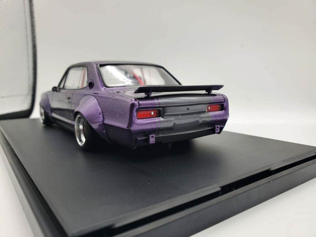 フジミ 1/24 日産スカイラインGT-R KPGC10 ハコスカ完成品 LB 