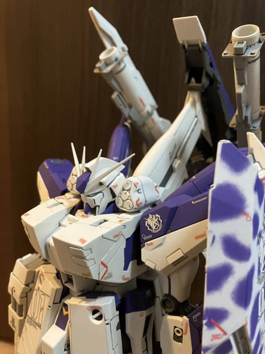 塗装済 MG Hi νガンダム ver ka H.W.S 艶消し仕上げ(完成品)｜売買され