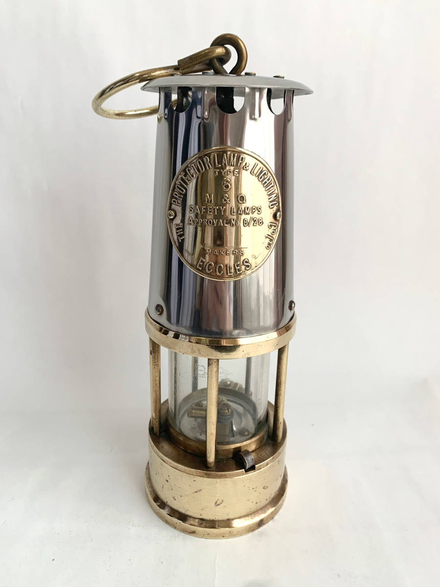 ★希少★ Eccles Type 6 ランプ 1950年代 マイナーズ 炭鉱 ランタン エックルズ イギリス