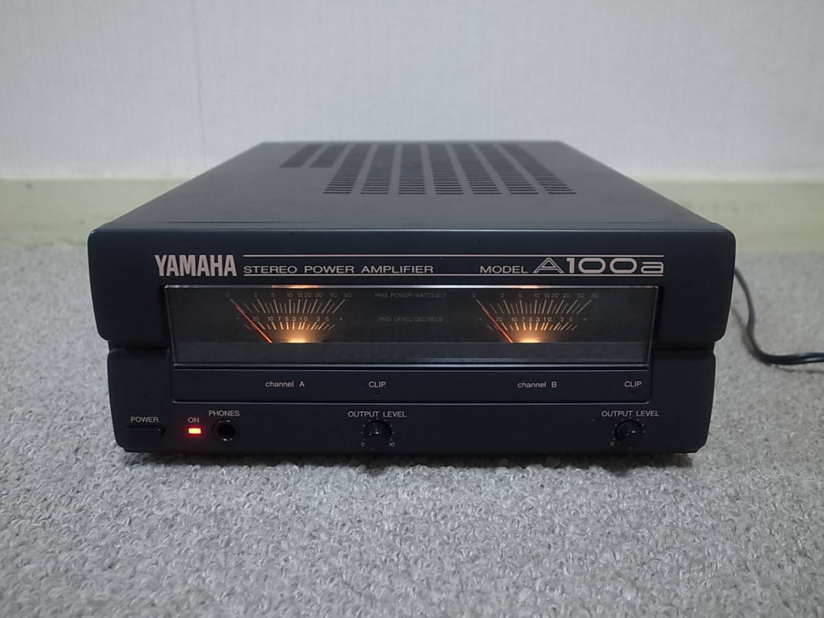 YAMAHA A100a パワーアンプ　通電OK A100a YAMAHA ヤマハ - Yahoo!オークション Amplifier 小型高音質人気