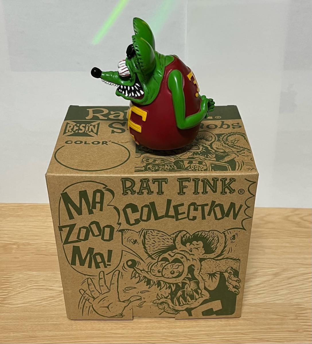ラットフィンク シフトノブ Rat Fink RAF264GR ムーンアイズ MOONEYES 