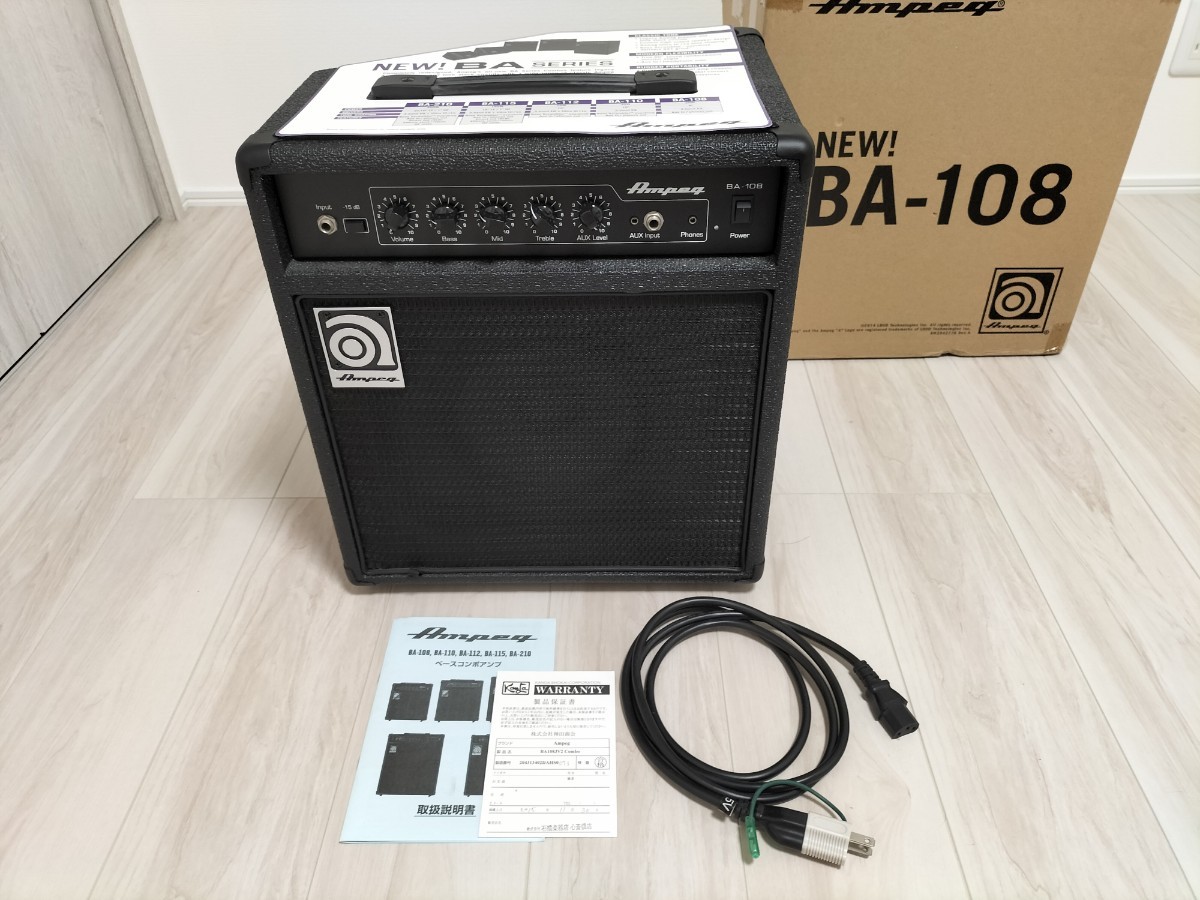 Ampeg BA-108 ベースコンボアンプ アンペグ BA-108 アンペグ V2 楽器