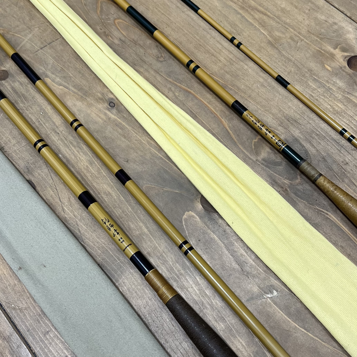 Olympic オリムピック 釣師峰 硬調 16尺 / 別作 硬調 9尺 セット ヘラ竿 竿 釣り竿 釣り具 