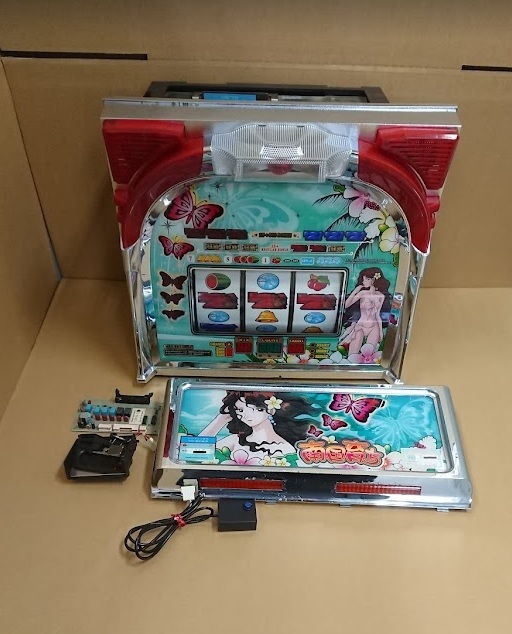 パチスロ　実機用　4号機　南国育ち 　乗せ換えセット　レトロ　当時物　スロット