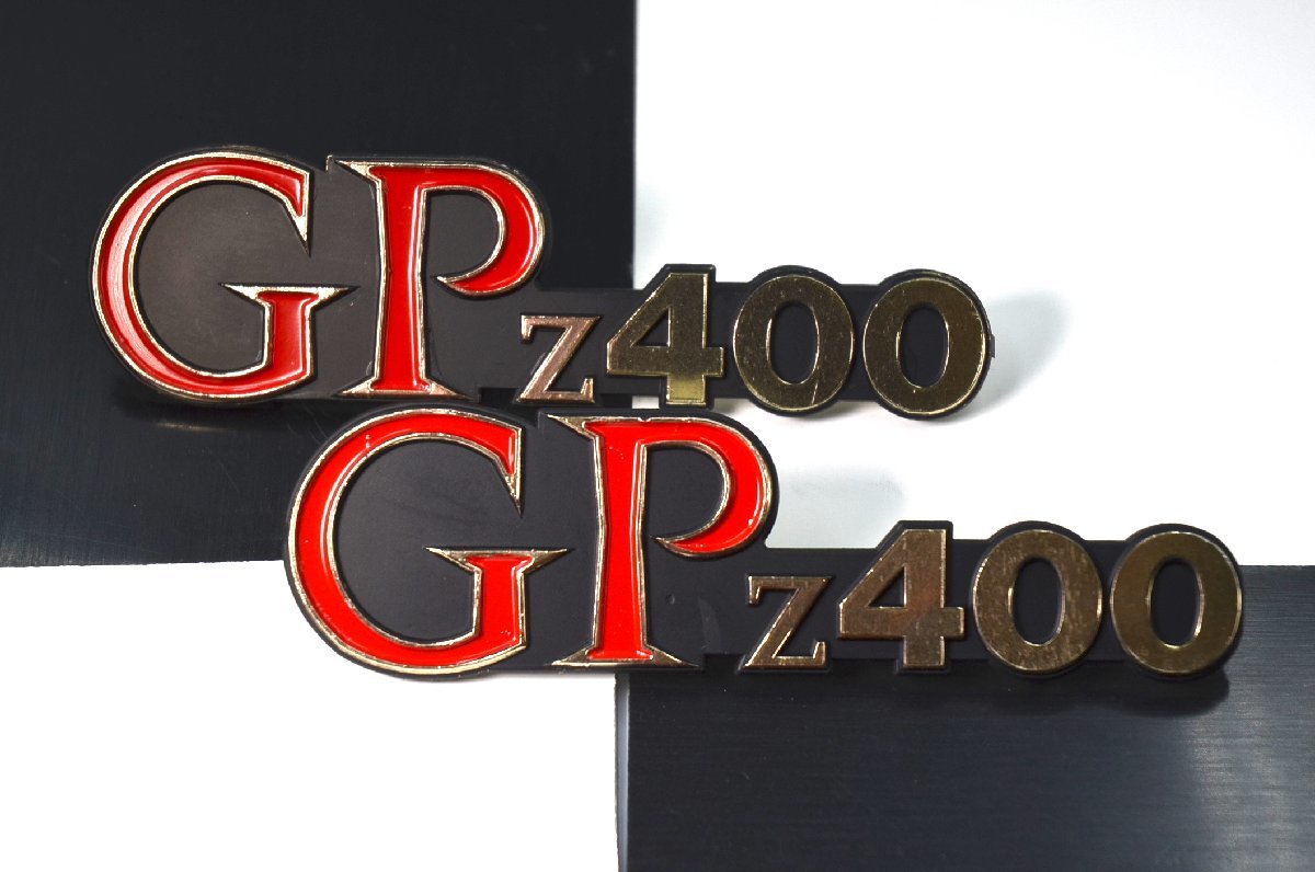 z400GP.GPz400 エンブレム 2個セット z400gp エンブレム 新品 Z400GP Z400FX 新品 Z400FX⁄Z400GP⁄GPZ400F