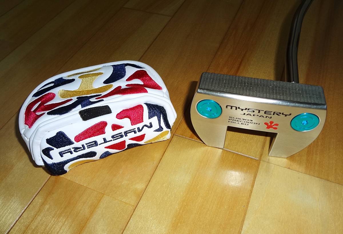 【極美品！】【送料込み！】ミステリー MYSTERY MR300 パター ツノ型 ガラスコーティング済み